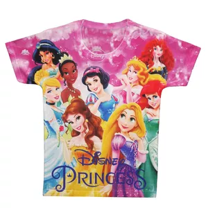 تی شرت دخترانه طرح پرنسس کد A70