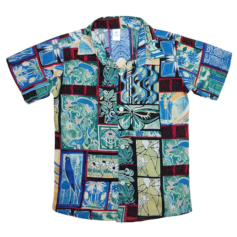 پیراهن پسرانه مدلا مدل هاوایی کد KAM 103