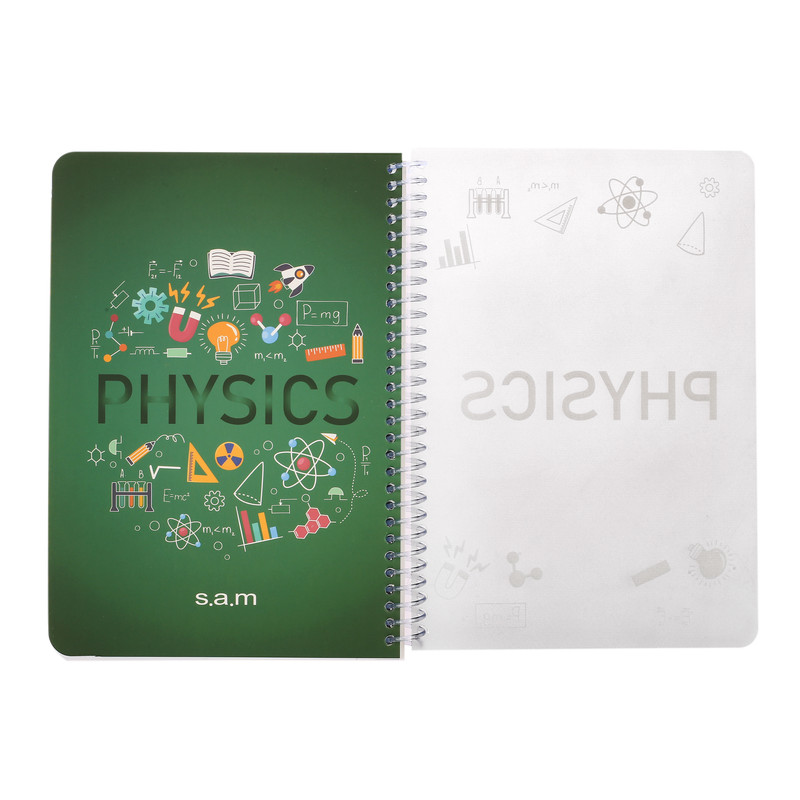 دفتر مشق 100 برگ سم طرح فیزیک