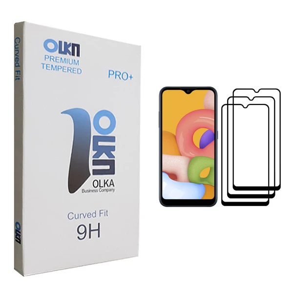محافظ صفحه نمایش الکا مدل +PRO مناسب برای گوشی موبایل سامسونگ Galaxy A01 بسته سه عددی
