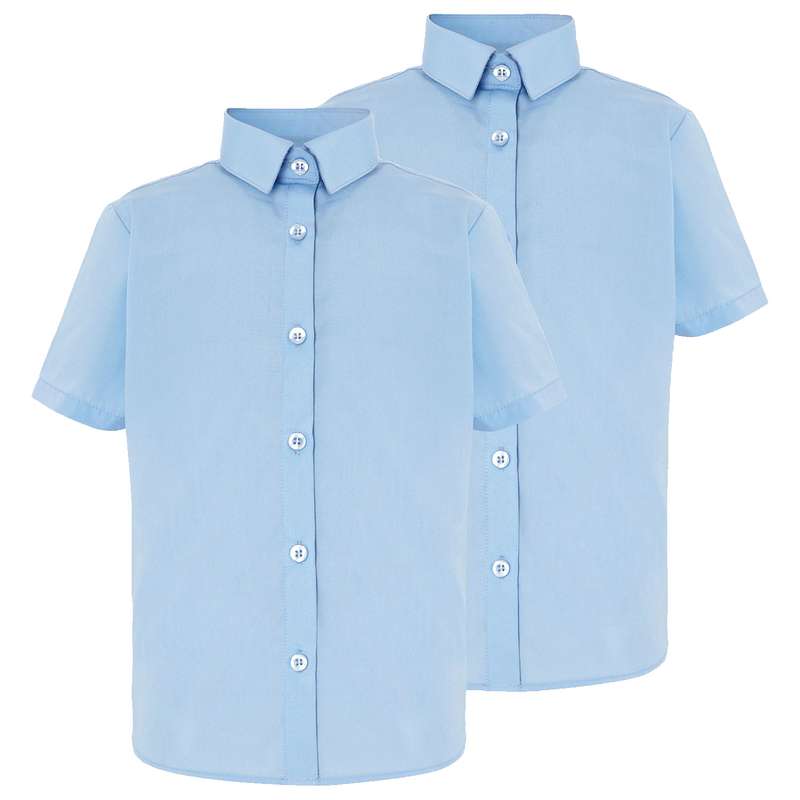 پیراهن پسرانه جورج مدل Simple رنگ آبی مجموعه 2 عددی