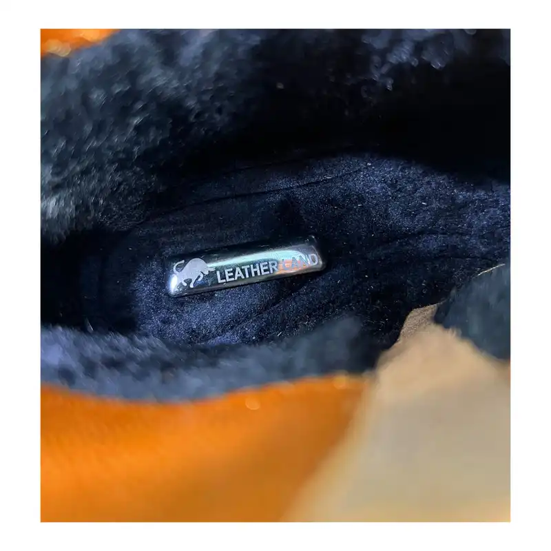 نیم بوت زنانه سرزمین چرم کد 145311 رنگ عسلی