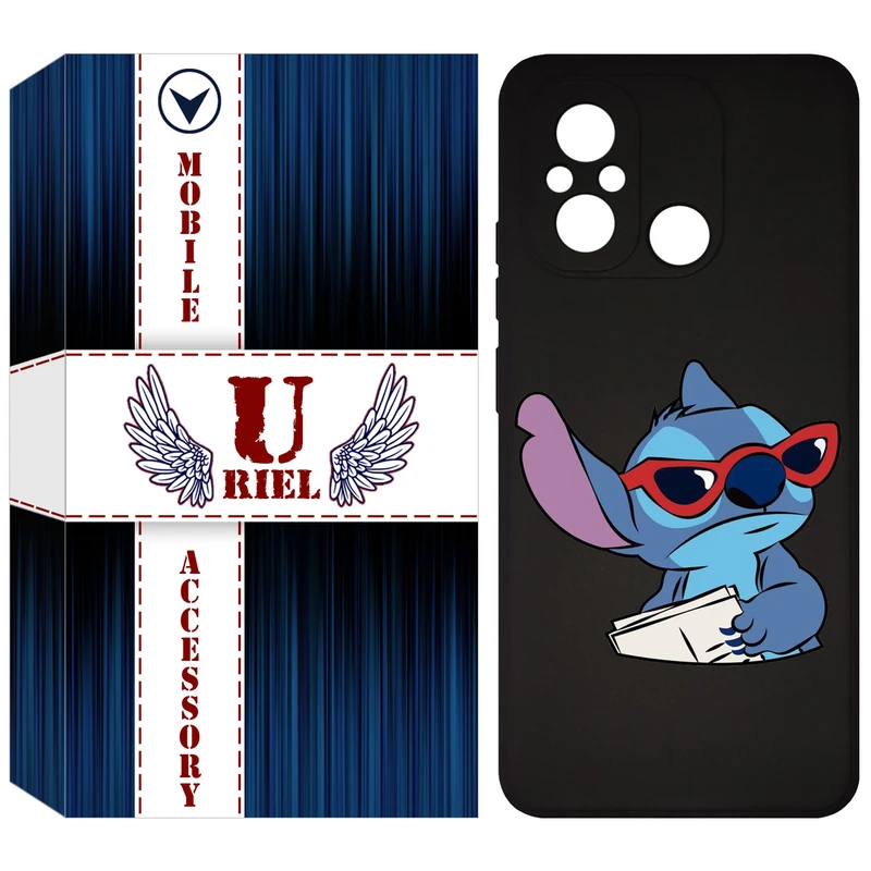 کاور یوریل قاب مدل KSH کد 69 طرح  استیچ مناسب برای گوشی موبایل شیائومی Redmi 12C