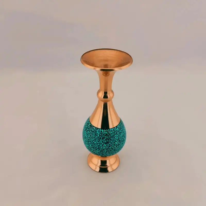 گلدان فیروزه کوبی مدل F102 کد 30 بسته 2 عددی