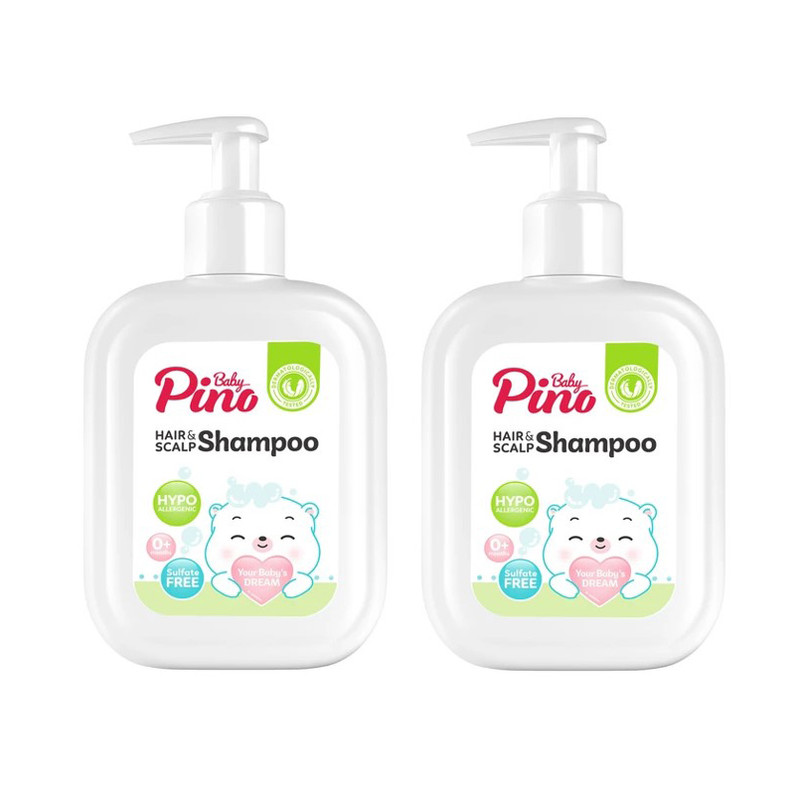 شامپو سر نوزاد و کودک پینو بیبی مدل 2BA وزن 200 گرم بسته 2 عددی