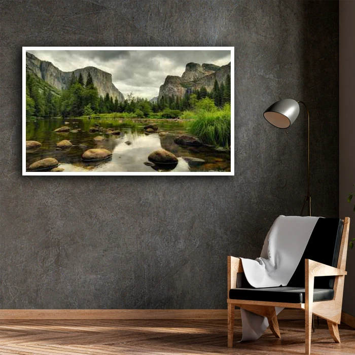 تابلو نوری بکلیت طرح منظره طبیعت مدل W-D1310