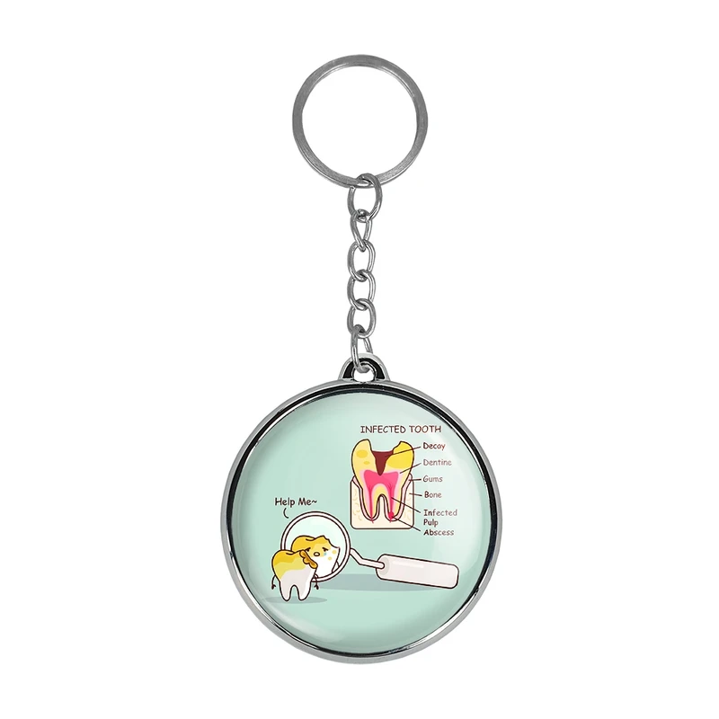 جاکلیدی خندالو طرح دندان و دندان پزشکی کودکانه مدل دوطرفه کد 3673236733