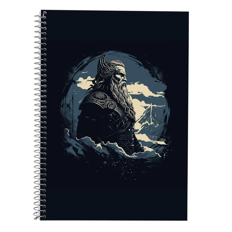 دفتر زبان 50 برگ مدوپد مدل سه خط طرح Vindland Saga کد DF3234