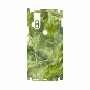 MAHOOT Green Crystal Marble-FullSkin Cover Sticker for Motorola One Hyper