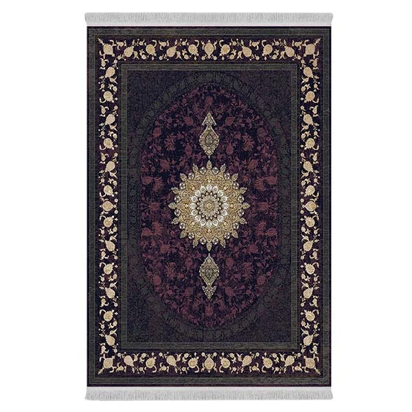 فرش پارچه‌ای دفه مدل فرشینه طرح مدرن کد 49