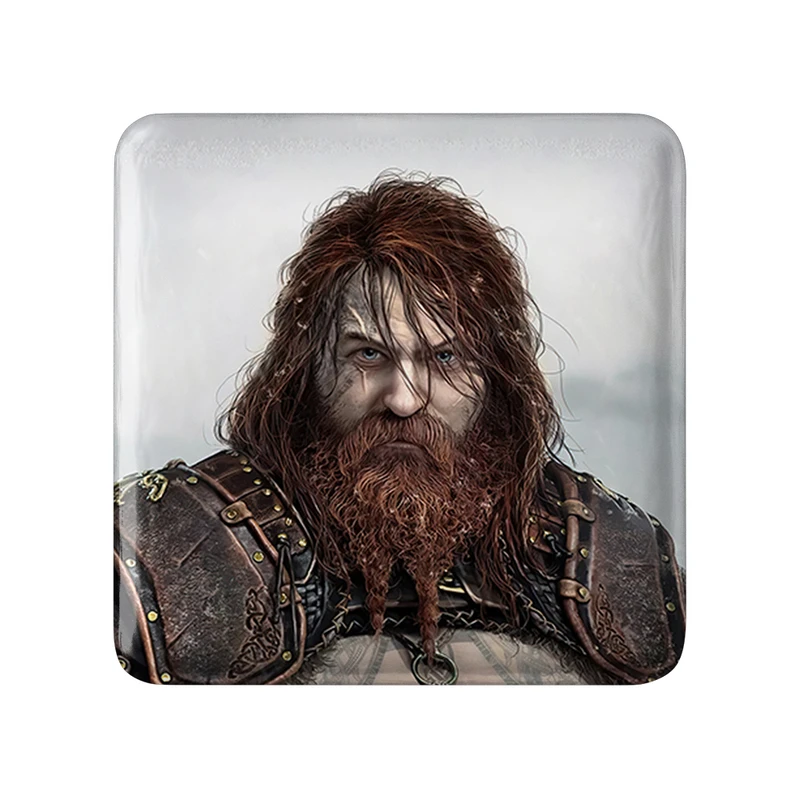 مگنت خندالو طرح تور گاد آف وار مدل مربعی کد 30405