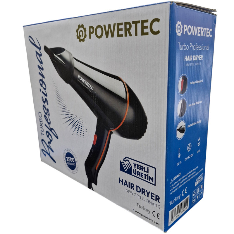 سشوار حرفه ای پاورتک مدل TR-601 سشوار حرفه ای پاورتک مدل TR-601