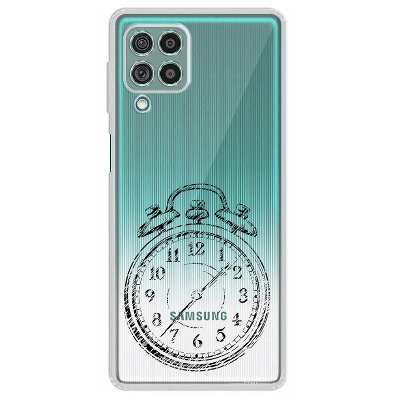کاور مگافون طرح ساعت مدل C64-B مناسب برای گوشی موبایل سامسونگ Galaxy A22 4G
