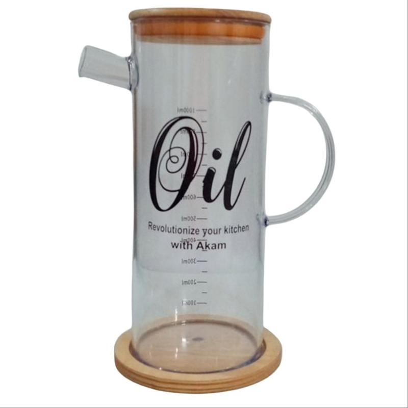 ظرف نگهدارنده روغن مدل چاپدار زیر چوبی