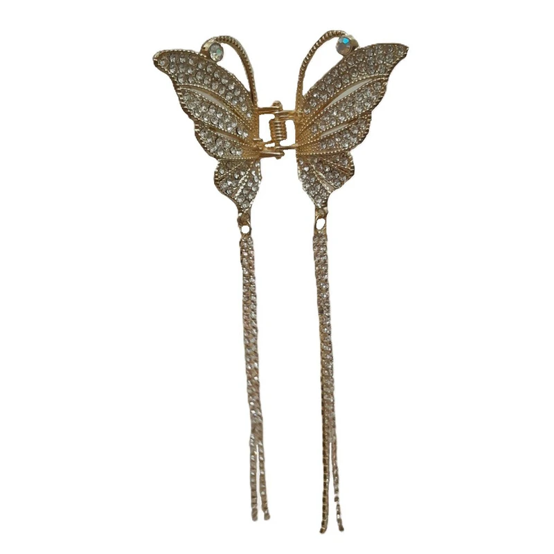 کلیپس مو زنانه مدل آویز دار طرح پروانه