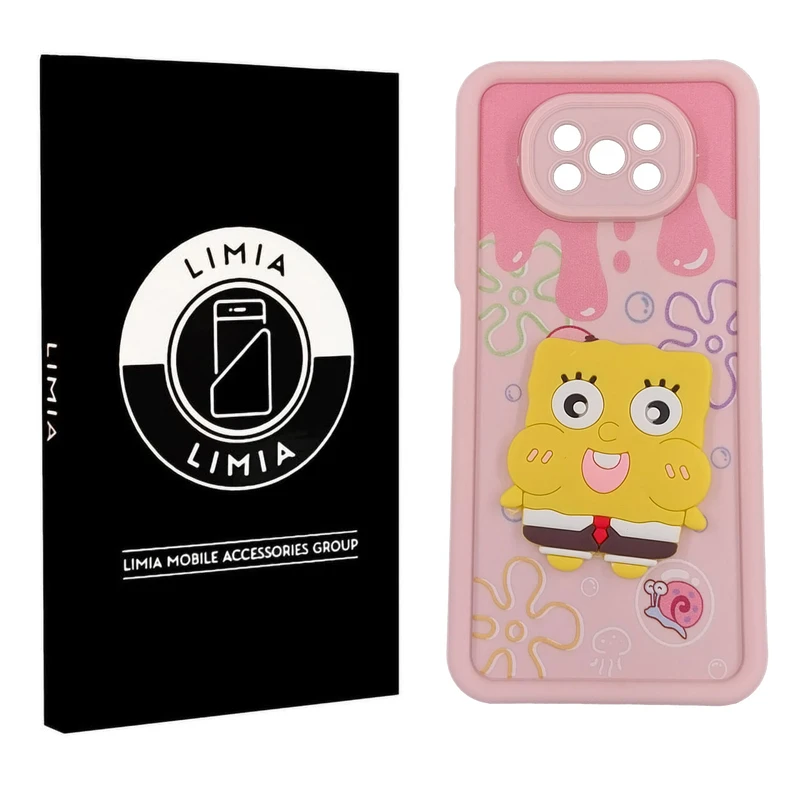 کاور لیمیا مدل سولید لنزدار طرح عروسکی برجسته مناسب برای گوشی موبایل شیائومی Redmi Poco X3/X3 Pro