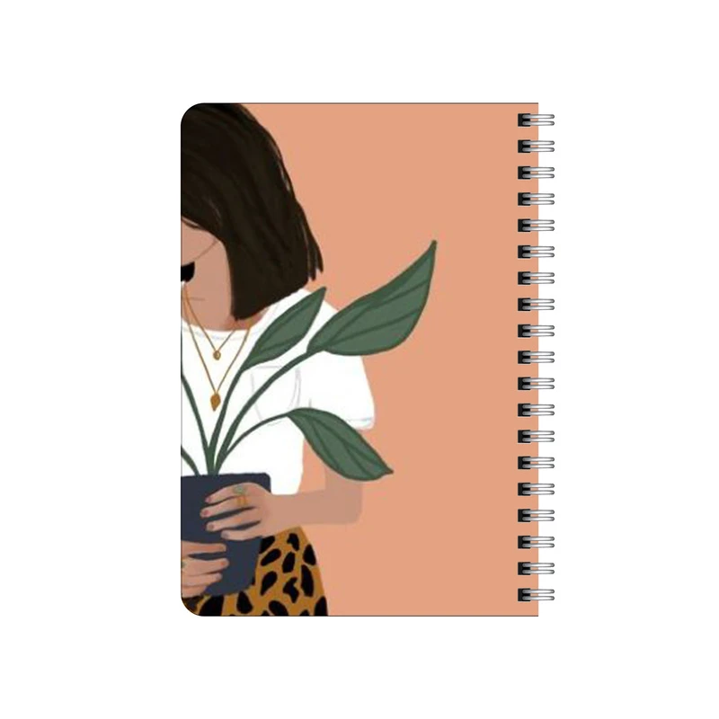 دفترچه یادداشت بامبیلیپ مدل دختر با گلدان کد 8564815