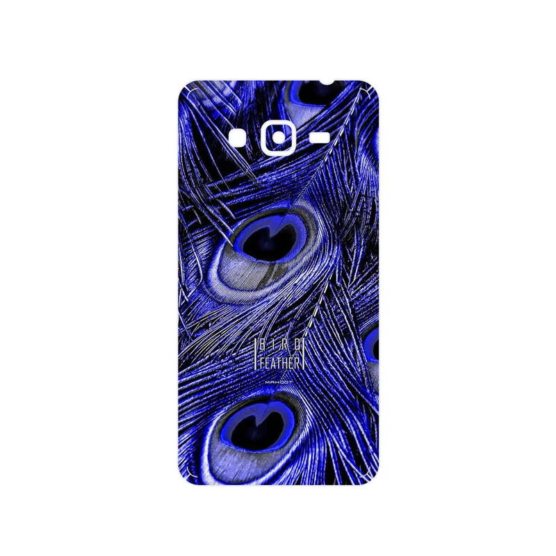 برچسب پوششی ماهوت مدل Purple Feather مناسب برای گوشی موبایل سامسونگ Galaxy Grand Prime