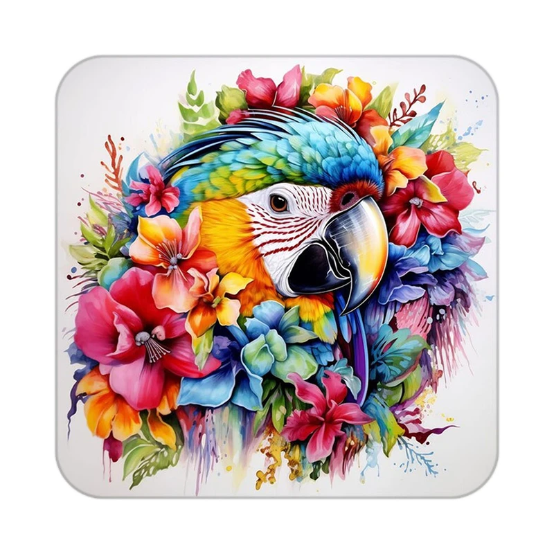 زیر لیوانی کاکتی طرح حیوانات رنگی مدل mp25943