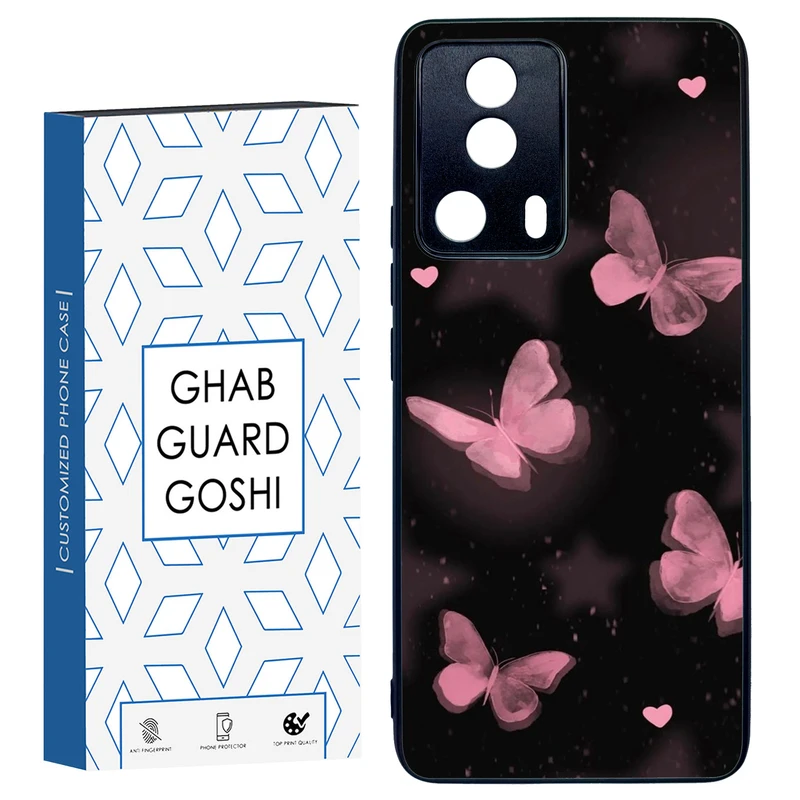 کاور قاب گارد گوشی طرح پروانه کد TPU-182 مناسب برای گوشی موبایل شیائومی Mi 13 Lite