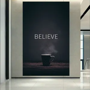 تابلو بوم طرح مینیمال انگیزشی مدل Believe کد AR3690