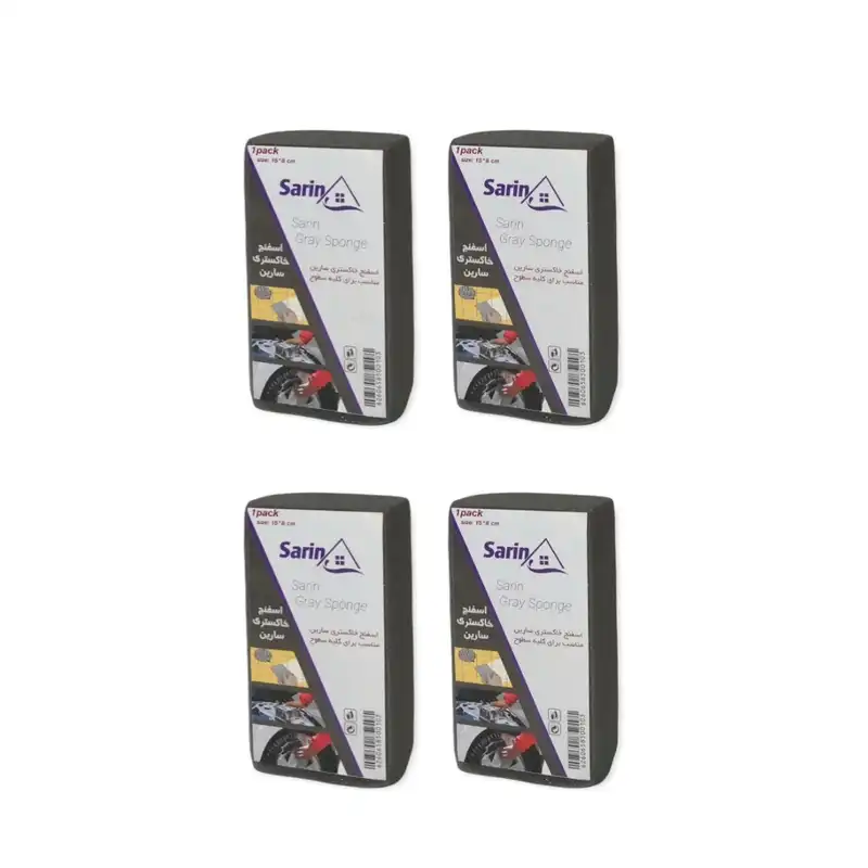 اسفنج همه کاره سارین مدل GTW بسته 4 عددی