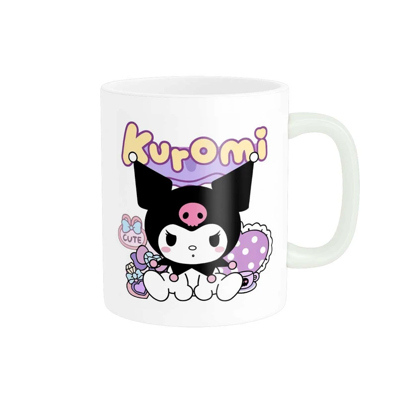 ماگ پاد آفرین طرح کارتون کرومی kuromi کد 3274