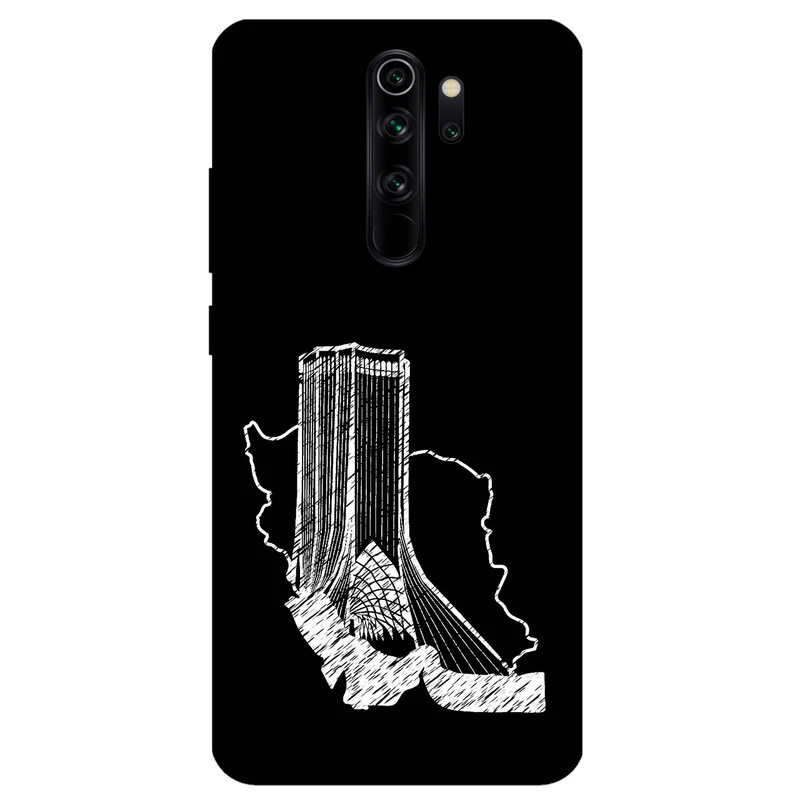 کاور مگافون طرح برج آزادی مدل 1628 مناسب برای گوشی موبایل شیائومی Redmi Note 8 Pro