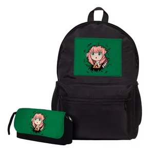 کوله پشتی مدل انیمه خانواده جاسوس آنیا به همراه جامدادی