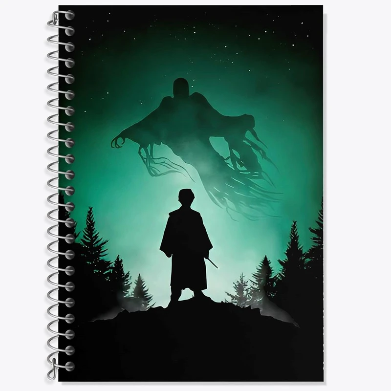 دفتر زبان 50 برگ خندالو مدل سه خط طرح هری پاتر کد 24931