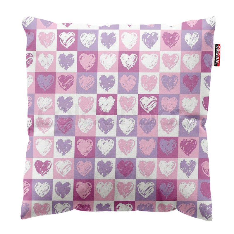 کوسن پاد آفرین طرح قلب سایز 30*30 سانتی متر کد 960