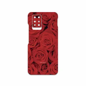 MAHOOT Red-Flower Cover Sticker for Infinix Note 10 Pro