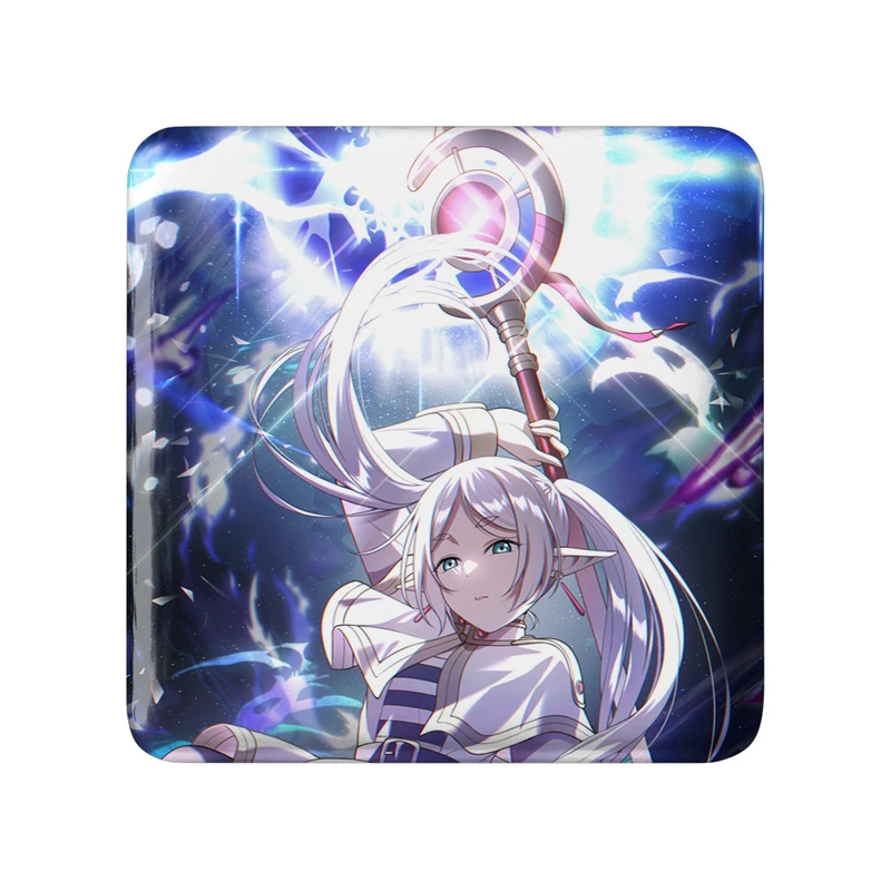 پیکسل خندالو طرح انیمه فریرن (Frieren) مدل مربعی کد 33910