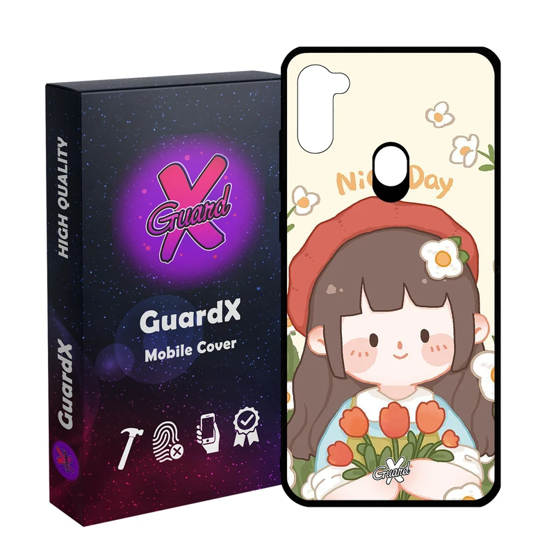 کاور گارد ایکس طرح Girl مدل Glass10633 مناسب برای گوشی موبایل سامسونگ Galaxy A11/M11