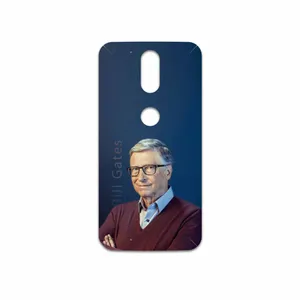 MAHOOT Bill Gates Cover Sticker for Motorola Moto G4