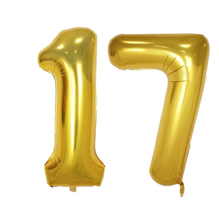 بادکنک فویلی سورتک مدل 17 بسته دو عددی