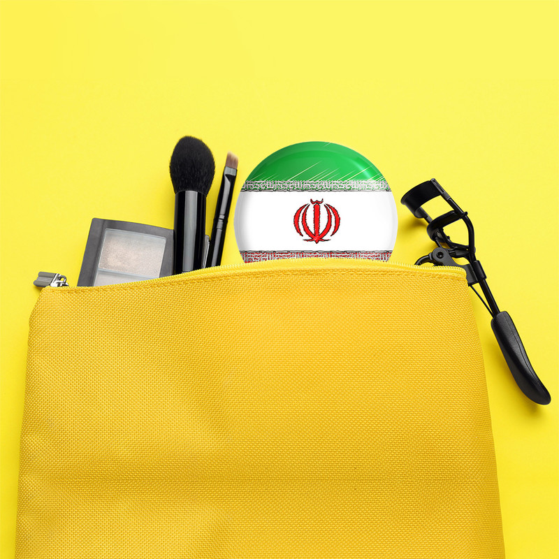 آینه جیبی خندالو مدل پرچم ایران کد 23956