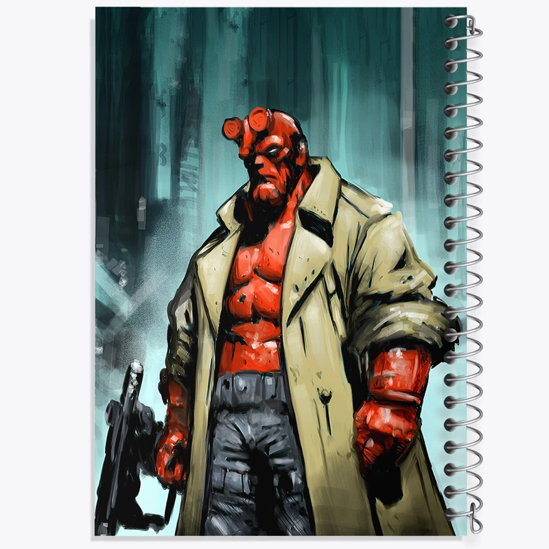 دفتر لیست خرید 50 برگ خندالو طرح پسر جهنمی (Hellboy) کد N4944