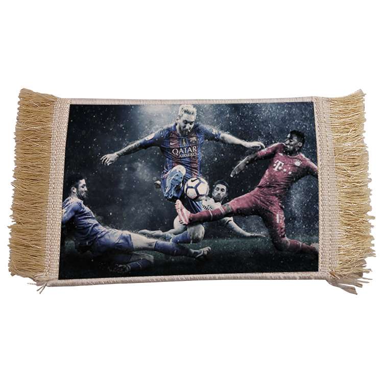 فرش ماشینی دیوارکوب مدل مسی کد 18