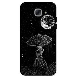 Megafone Girl and Moon 1369 Cover For Samsung Galaxy J7 Max