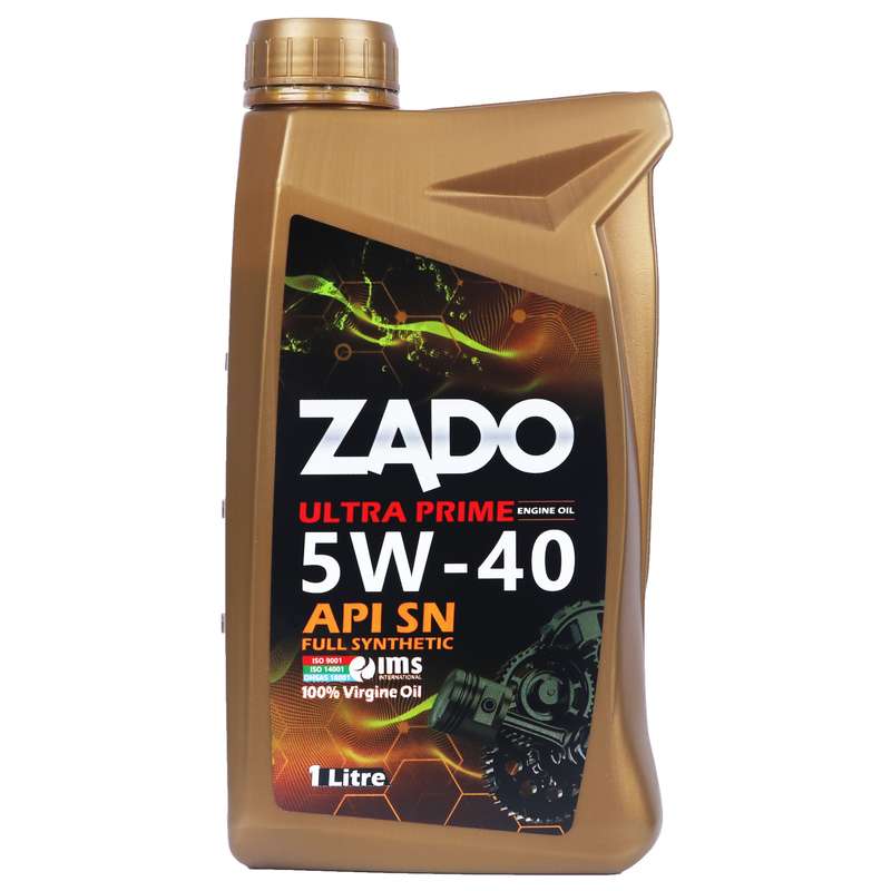  روغن موتور خودرو زادو مدل SAE 5W40-SN حجم 1 لیتر