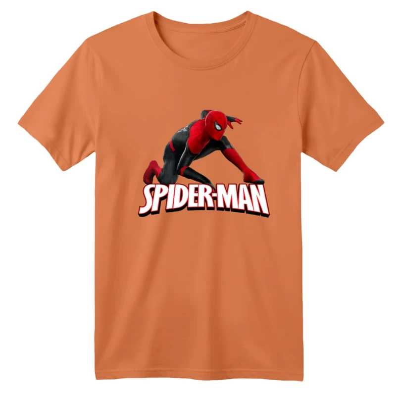 تی شرت آستین کوتاه بچگانه مدل مرد عنکبوتی کد ۱۹