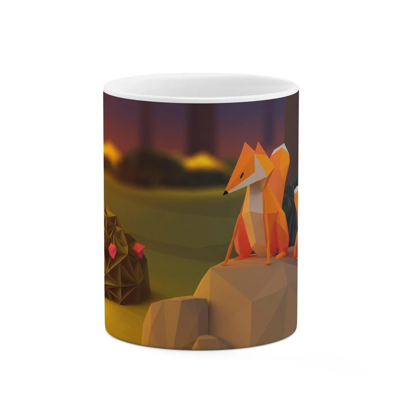 ماگ کاکتی طرح روباه کد mgp11224