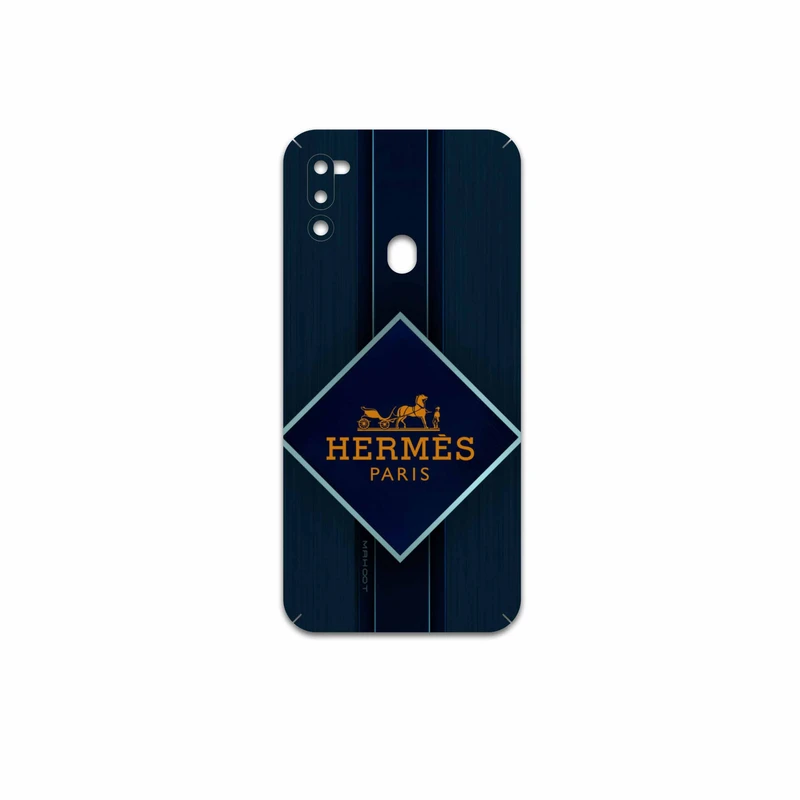 برچسب پوششی ماهوت مدل Hermes-Logo مناسب برای گوشی موبایل سامسونگ Galaxy M21 (2021) Edition