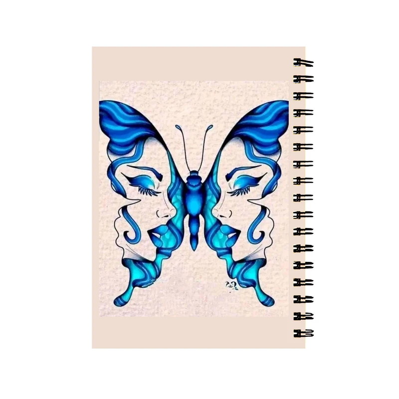 دفتر مشق 50 برگ مدل پروانه کد 73