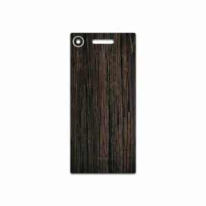 MAHOOT Burned Wood Cover Sticker for Sony Xperia XZ1