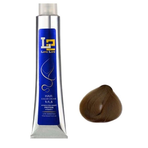 رنگ مو ال تو سری طبیعی شماره 8 حجم 100 میلی لیتر رنگ بلوند روشن