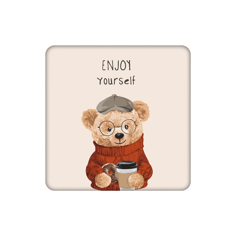 زیرلیوانی طرح با خودت صفا کن تدی کد 9309911