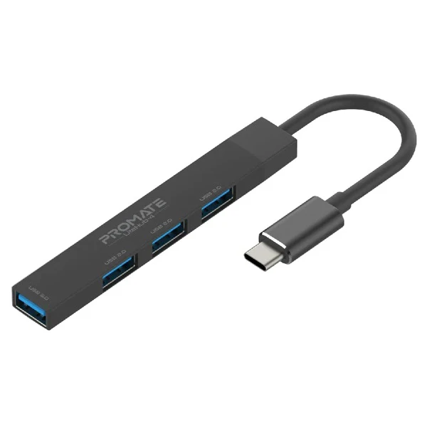 هاب چهار پورت USB-C پورمیت مدل LiteHub-4