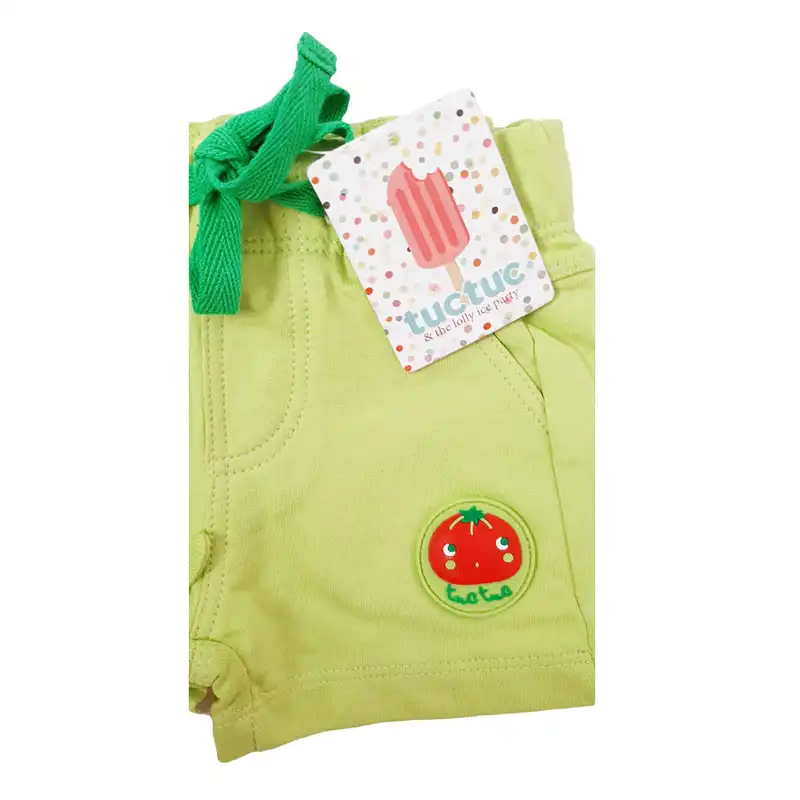 شلوارک نوزادی توک توک مدل tomato